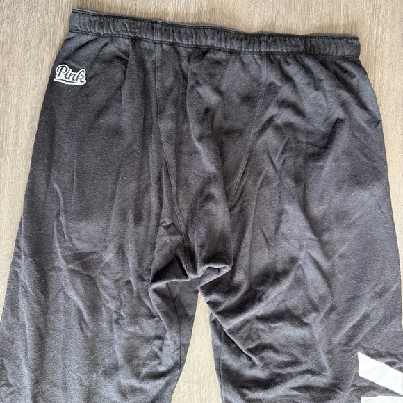 Y2K 2000’s PINK VE Victoria’s Secret Sweatpants Black White L - Picture 4 of 12